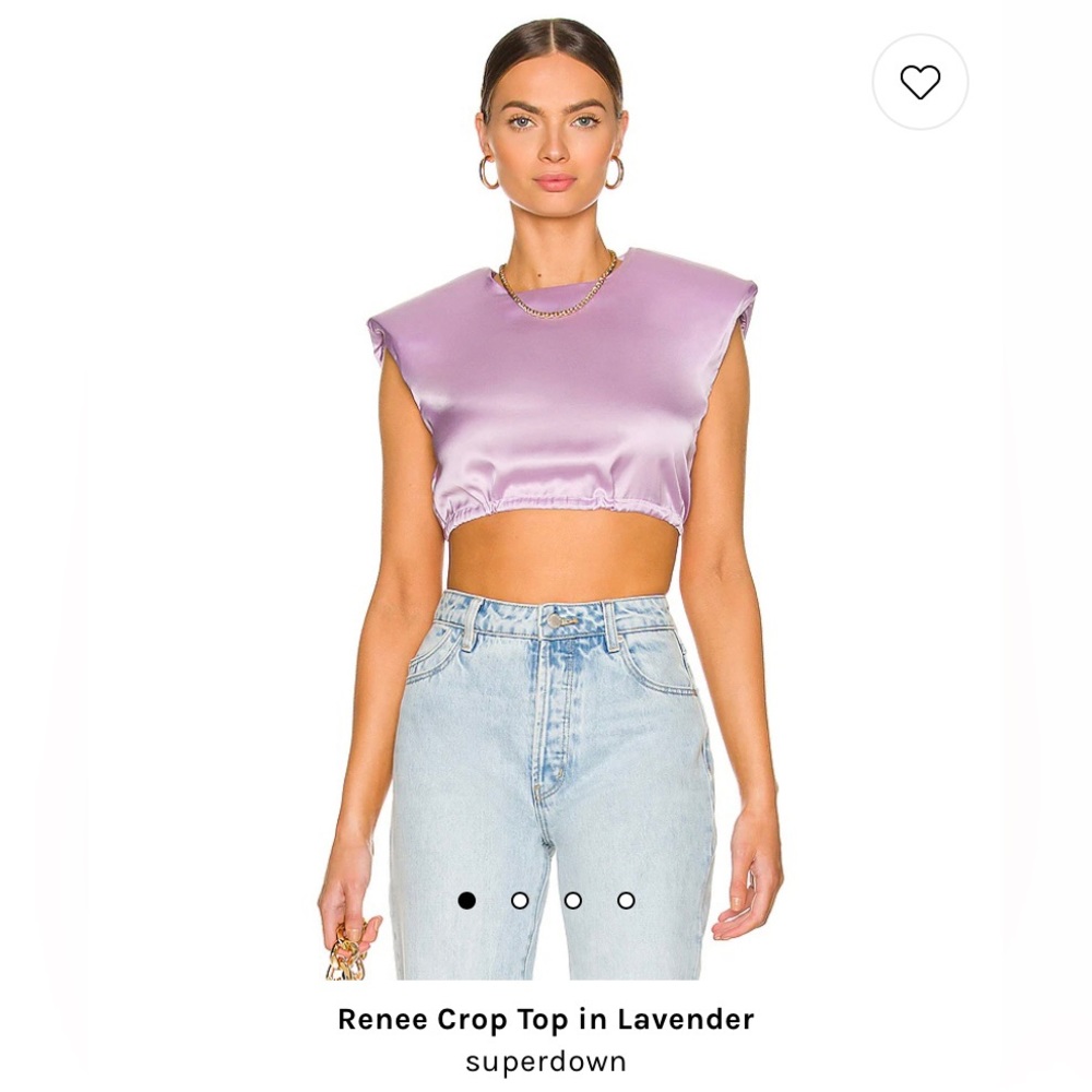Lavender Crop Top